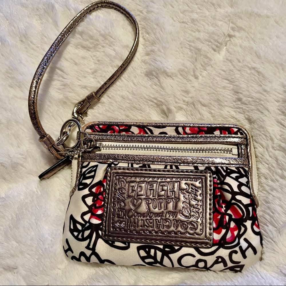 Coach wristlet change purse